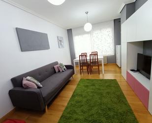 Sala d'estar de Apartament de lloguer en Burgos Capital amb Calefacció, Parquet i Moblat