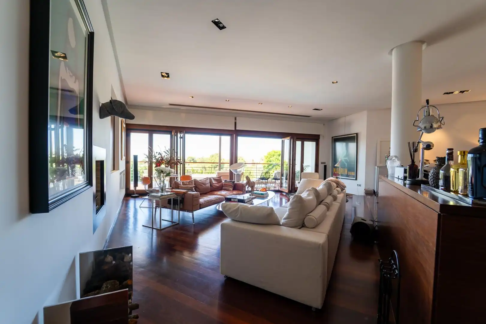 Sala d'estar de Casa o xalet en venda en Elche / Elx amb Aire condicionat, Jardí privat i Parquet