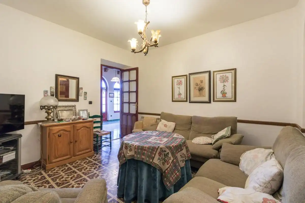 Sala d'estar de Casa o xalet en venda en Albolote amb Calefacció, Jardí privat i Terrassa