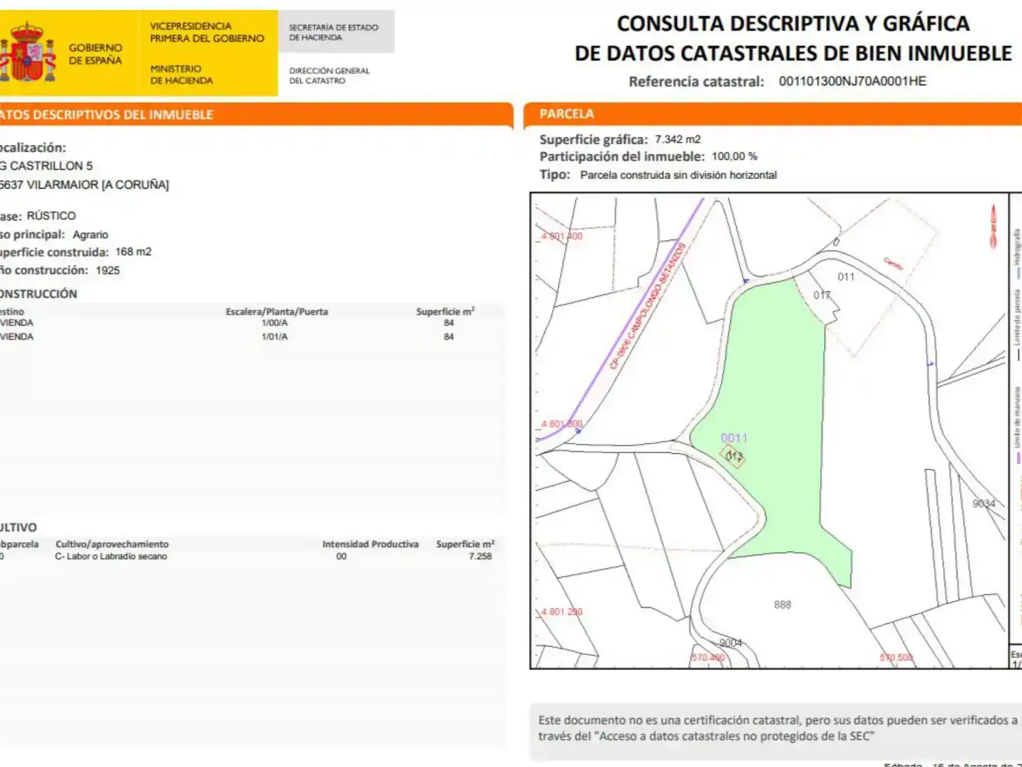 Casa o chalet en venta en Vilarmaior