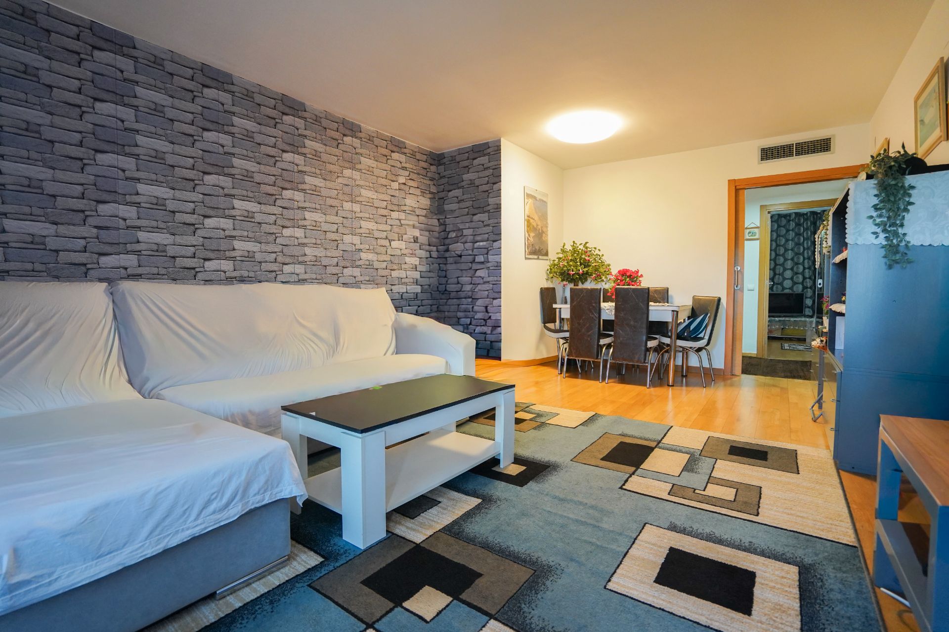 Living room of Flat for sale in Vinyols i els Arcs  with Air Conditioner, Storage room and Balcony