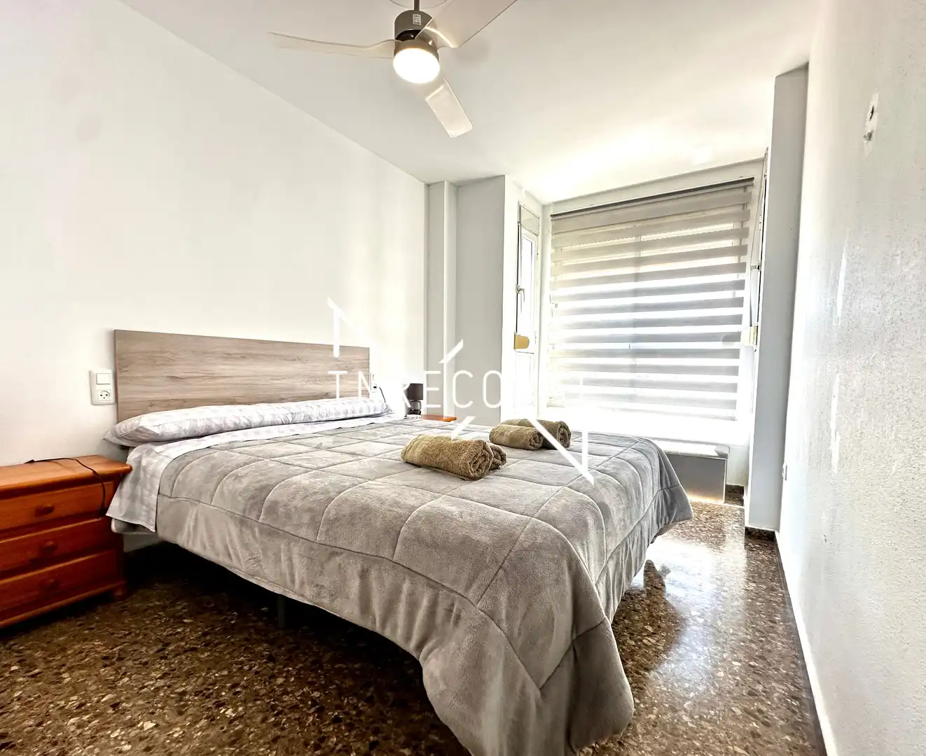 Schlafzimmer von Wohnung zum Verkauf in Sueca mit Klimaanlage und Möbliert