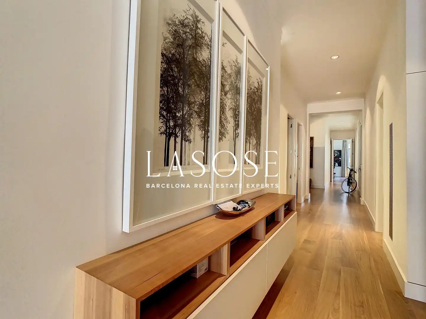 Sala d'estar de Apartament de lloguer en Barcelona amb Aire condicionat, Parquet i Balcó