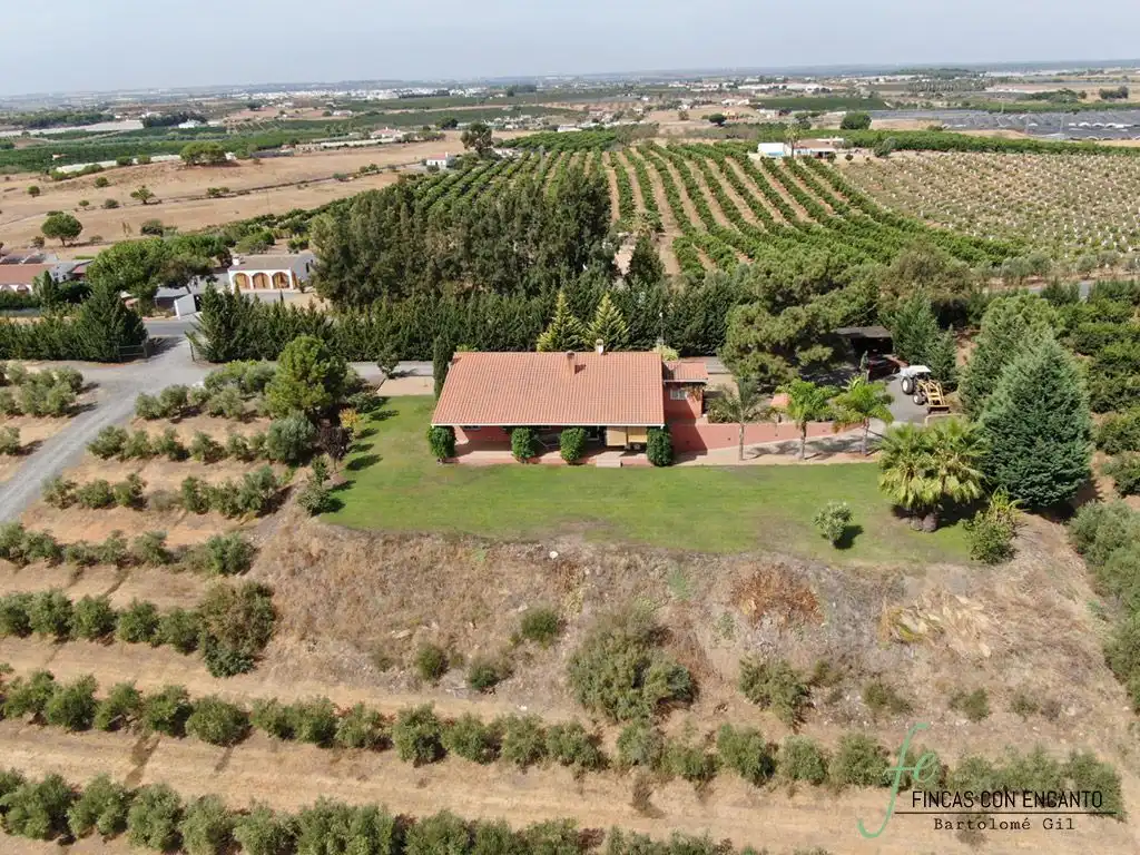Exterior view of Country homes for sale in Cartaya  with Air Conditioner, Private garden and Terrace