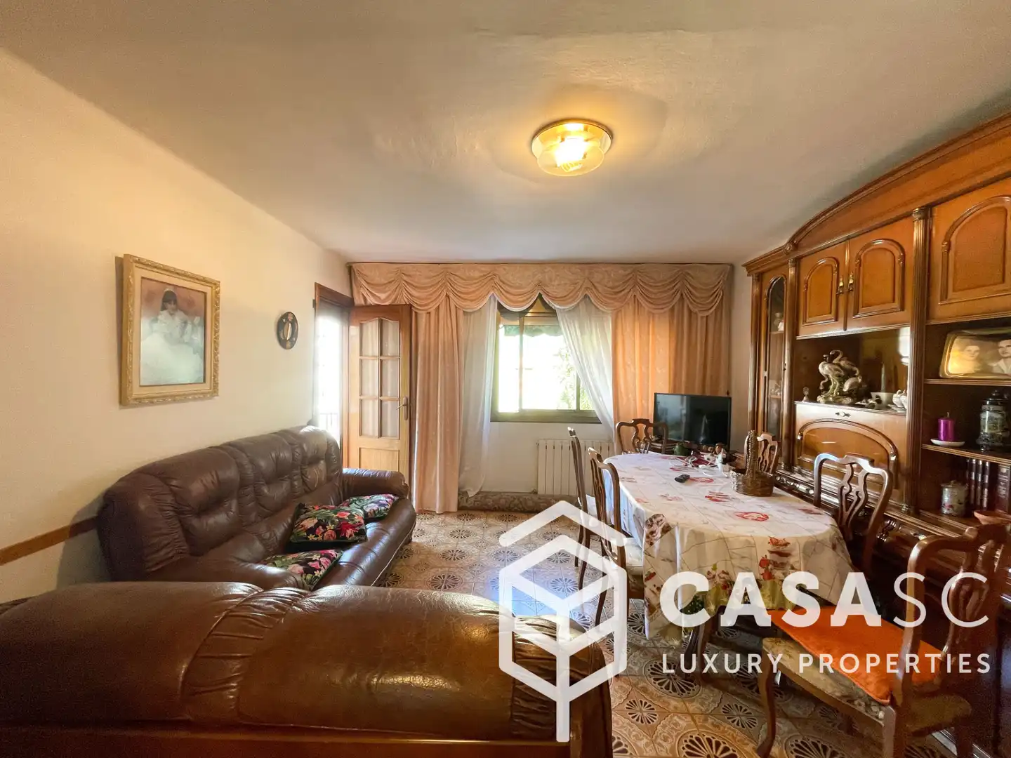 Sala de estar de Piso en venta en Cerdanyola del Vallès con Calefacción, Amueblado y Balcón