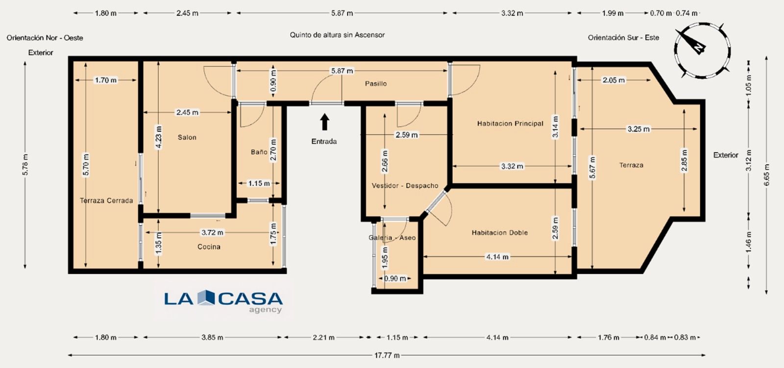 Ático en venta en  Barcelona Capital con Terraza