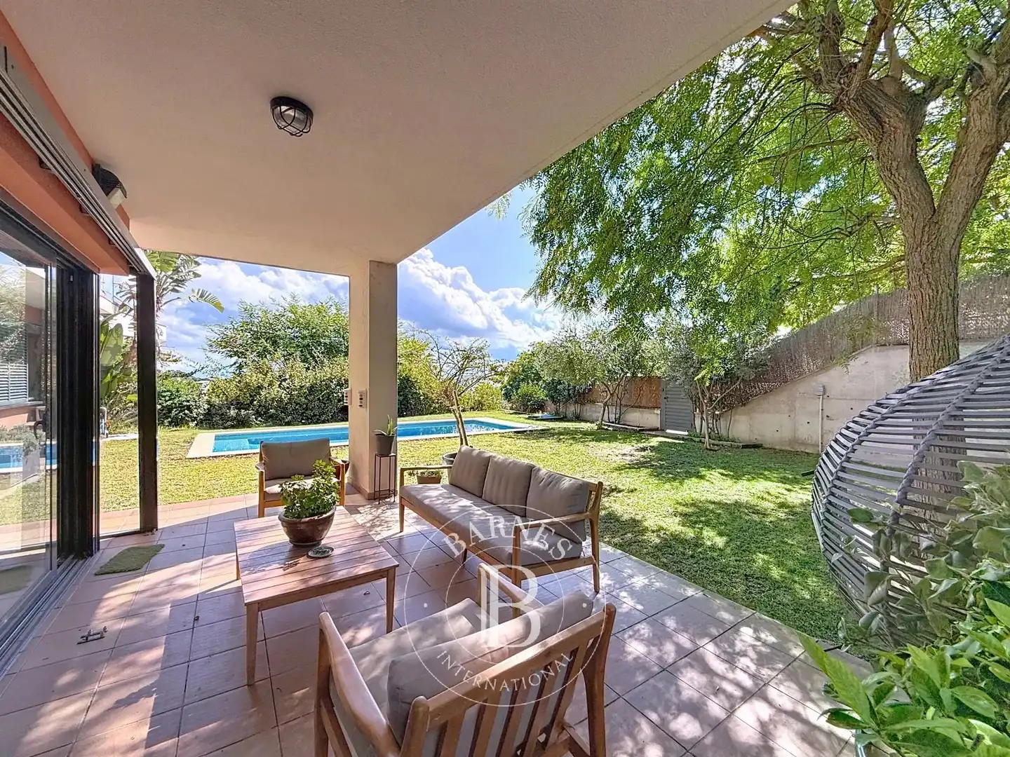 Garden of Houses for sale in Mataró  with Air Conditioner, Heating and Private garden