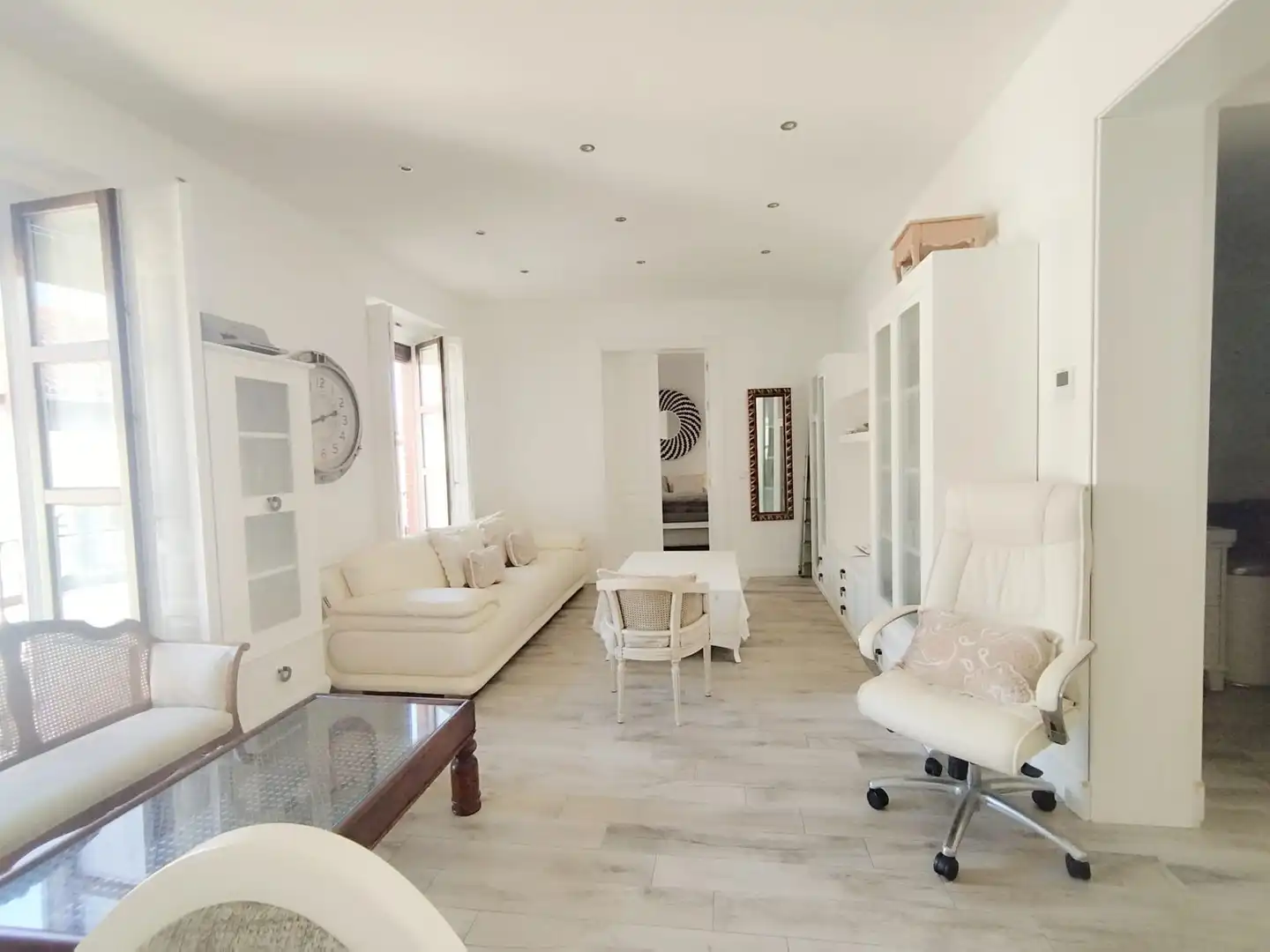 Sala d'estar de Pis de lloguer en Alcalá de Henares amb Aire condicionat, Calefacció i Balcó