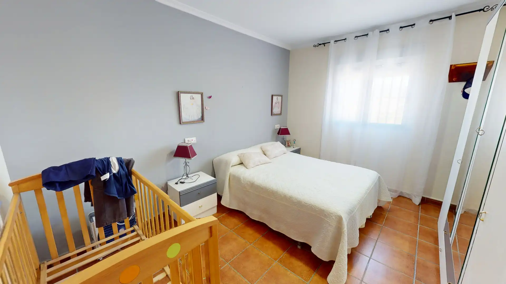 Bedroom of Country homes for sale in Hondón de los Frailes  with Air Conditioner, Terrace and Furnished