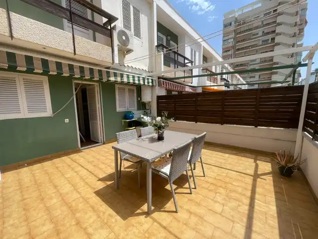 Terrassa de Casa adosada de lloguer en Alicante / Alacant amb Aire condicionat, Calefacció i Terrassa