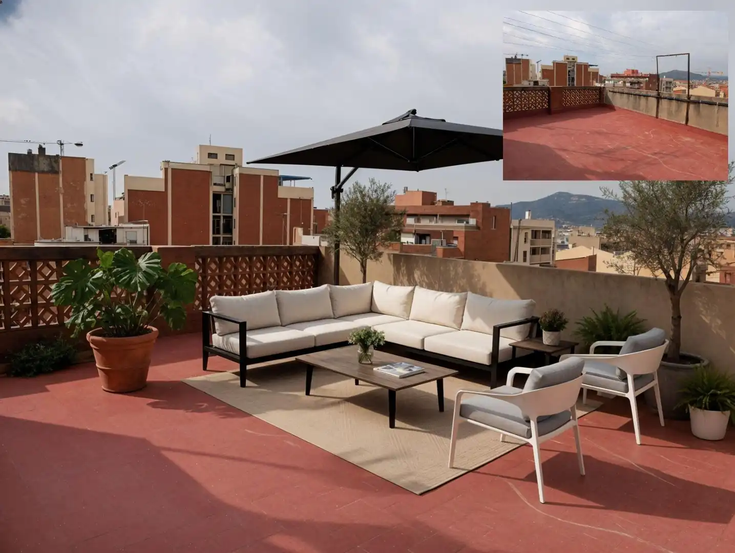 Terraza de Piso en venta en Molins de Rei con Aire acondicionado, Jardín privado y Terraza