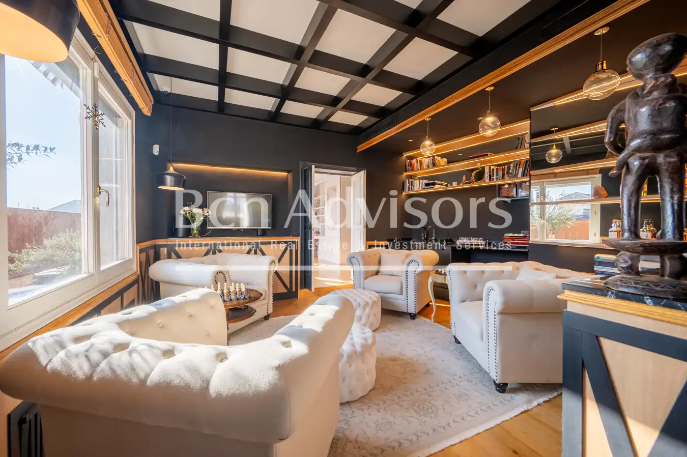 Living room of Attic for sale in Barcelona  with Air Conditioner, Heating and Terrace