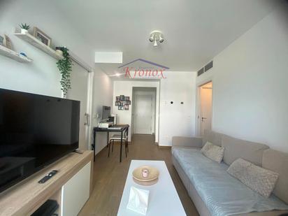 Living room of Flat for sale in  Madrid Capital  with Air Conditioner, Heating and Terrace