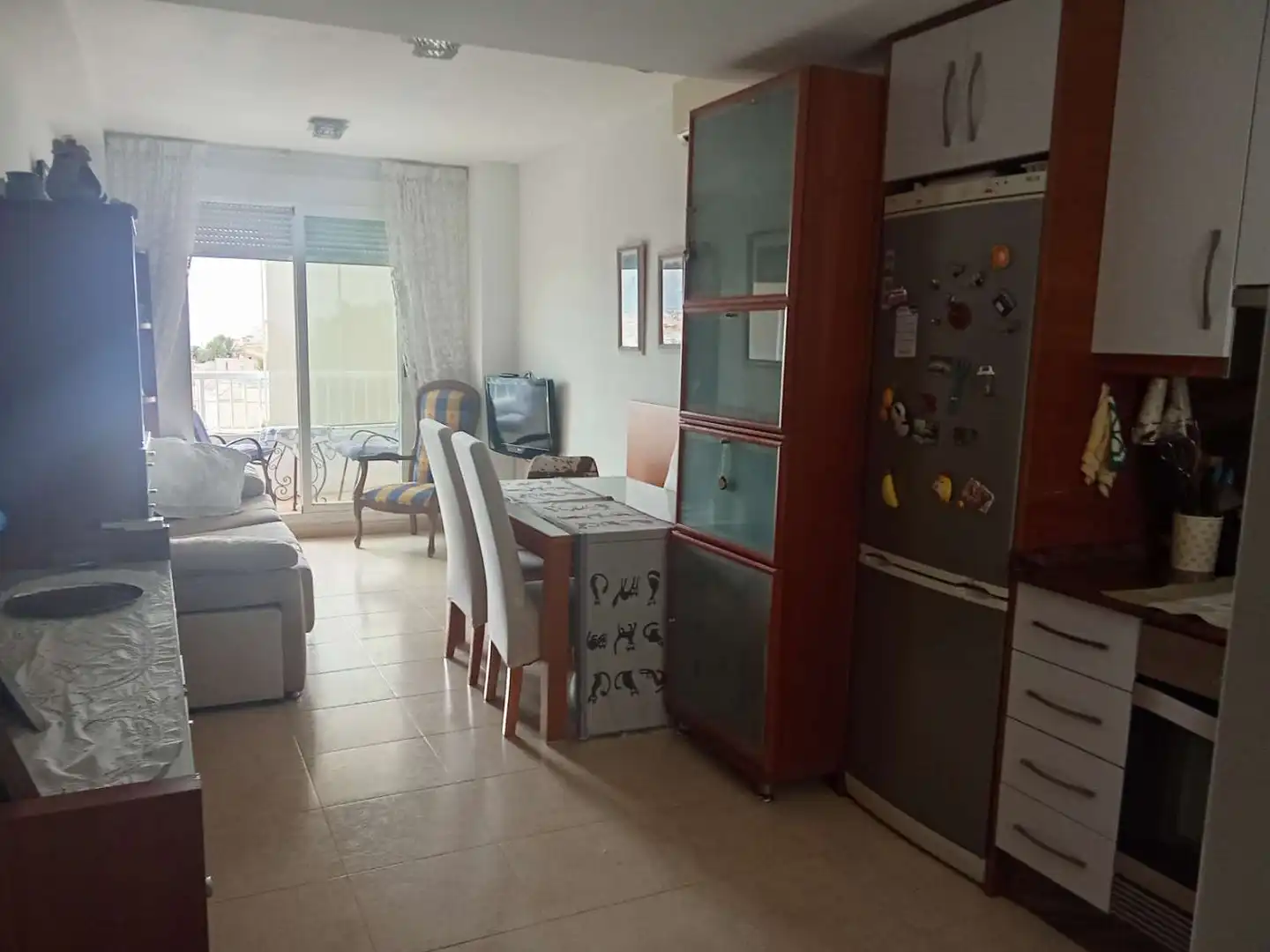 Esszimmer von Maisonette zum Verkauf in Oropesa del Mar / Orpesa mit Klimaanlage, Schwimmbad und Möbliert