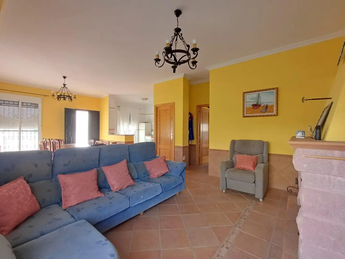 Sala d'estar de Casa o xalet en venda en La Puebla del Río