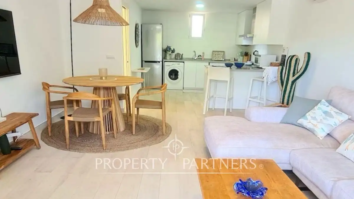 Cocina de Apartamento en venta en Moraira con Aire acondicionado, Terraza y Amueblado