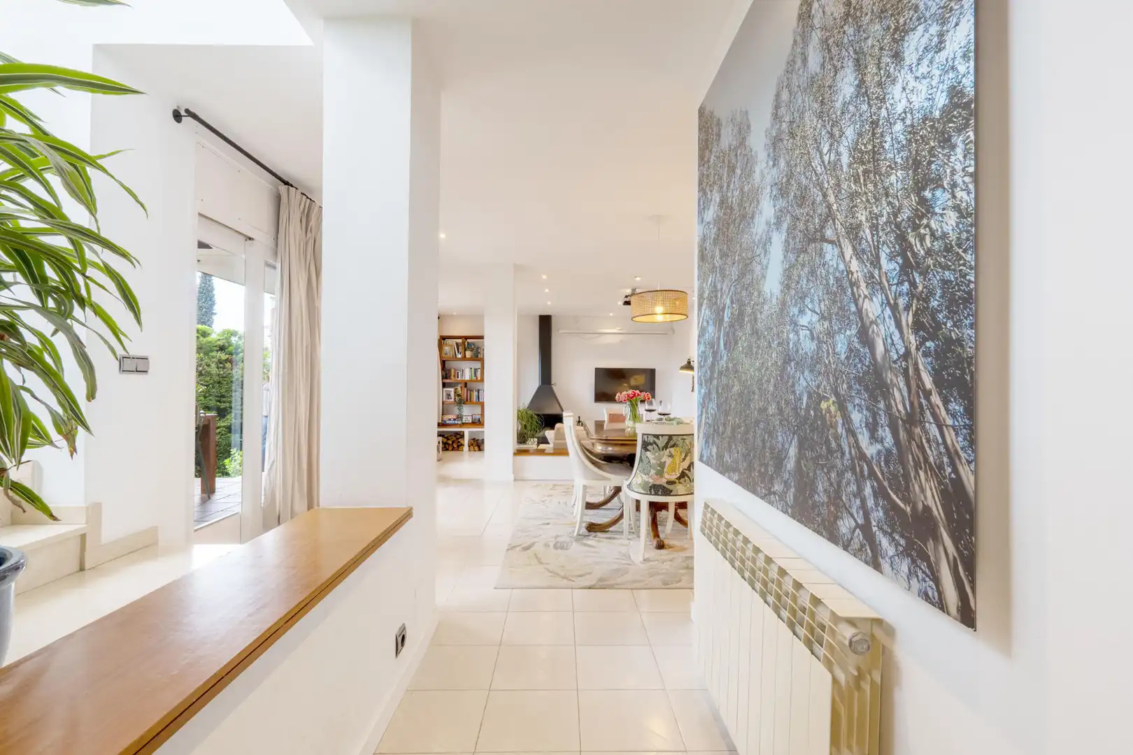 Esszimmer von Haus oder Chalet zur Miete in Sant Vicenç de Montalt mit Heizung und Terrasse