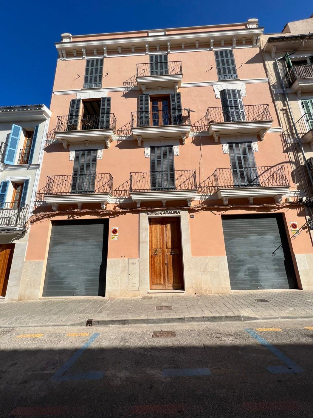Exterior view of Planta baja for sale in  Palma de Mallorca  with Air Conditioner, Terrace and Alarm