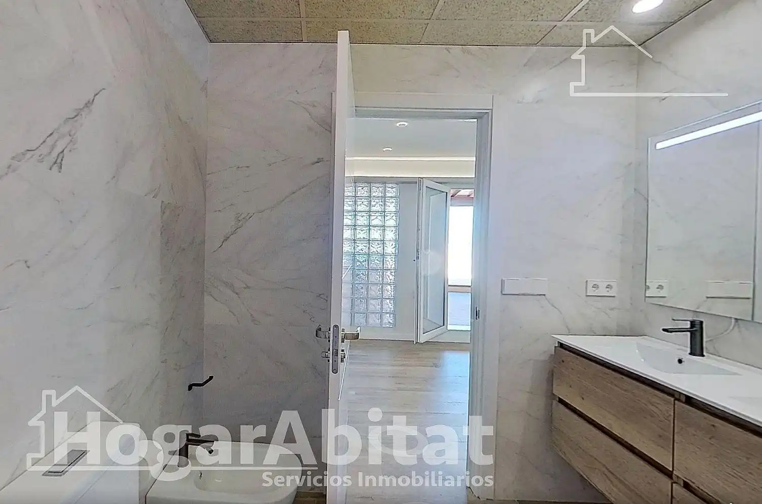Baño de Casa o chalet en venta en Benimuslem con Aire acondicionado, Calefacción y Terraza