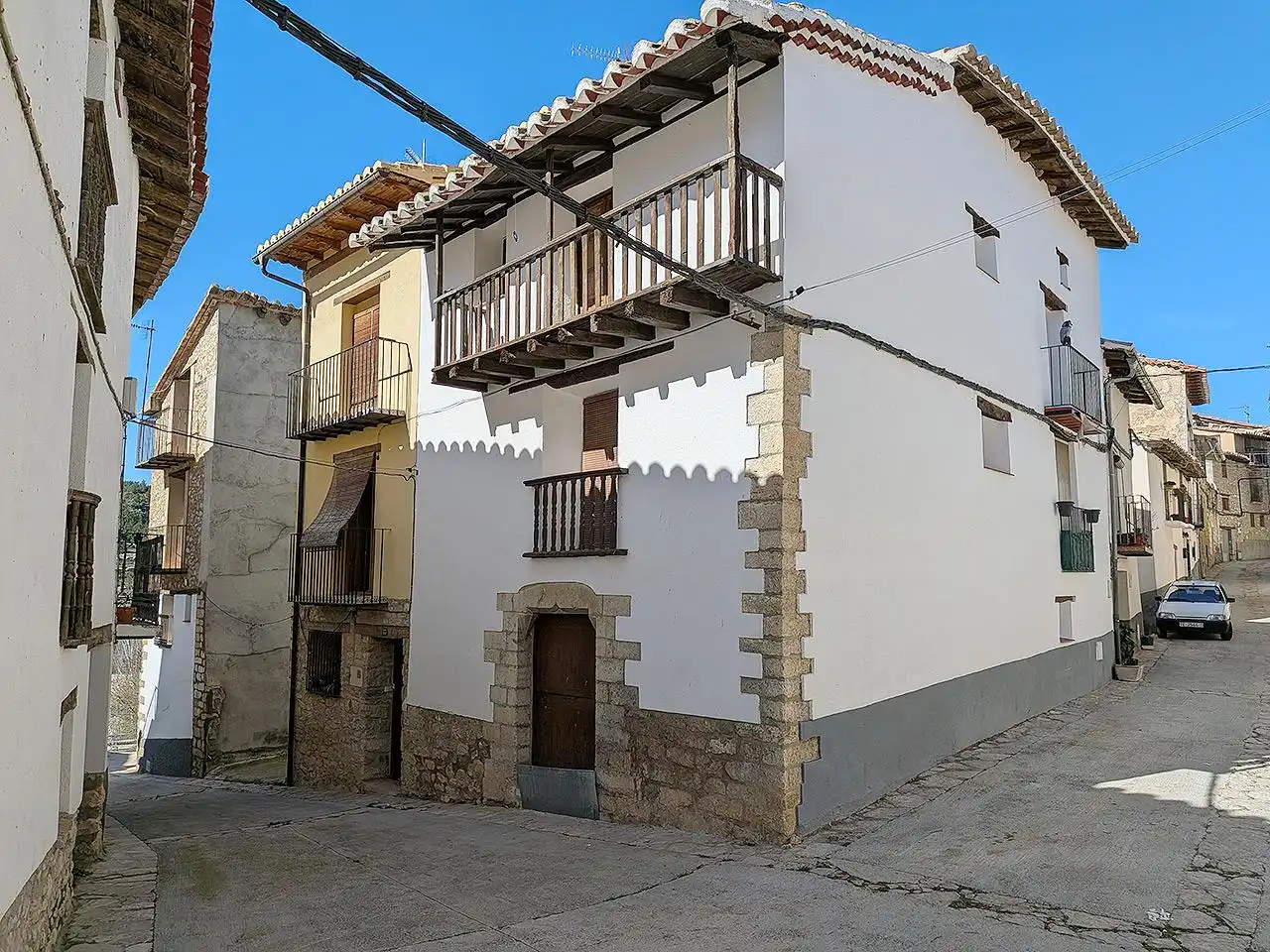 Vista exterior de Casa o chalet en venta en Morella con Calefacción, Terraza y Balcón