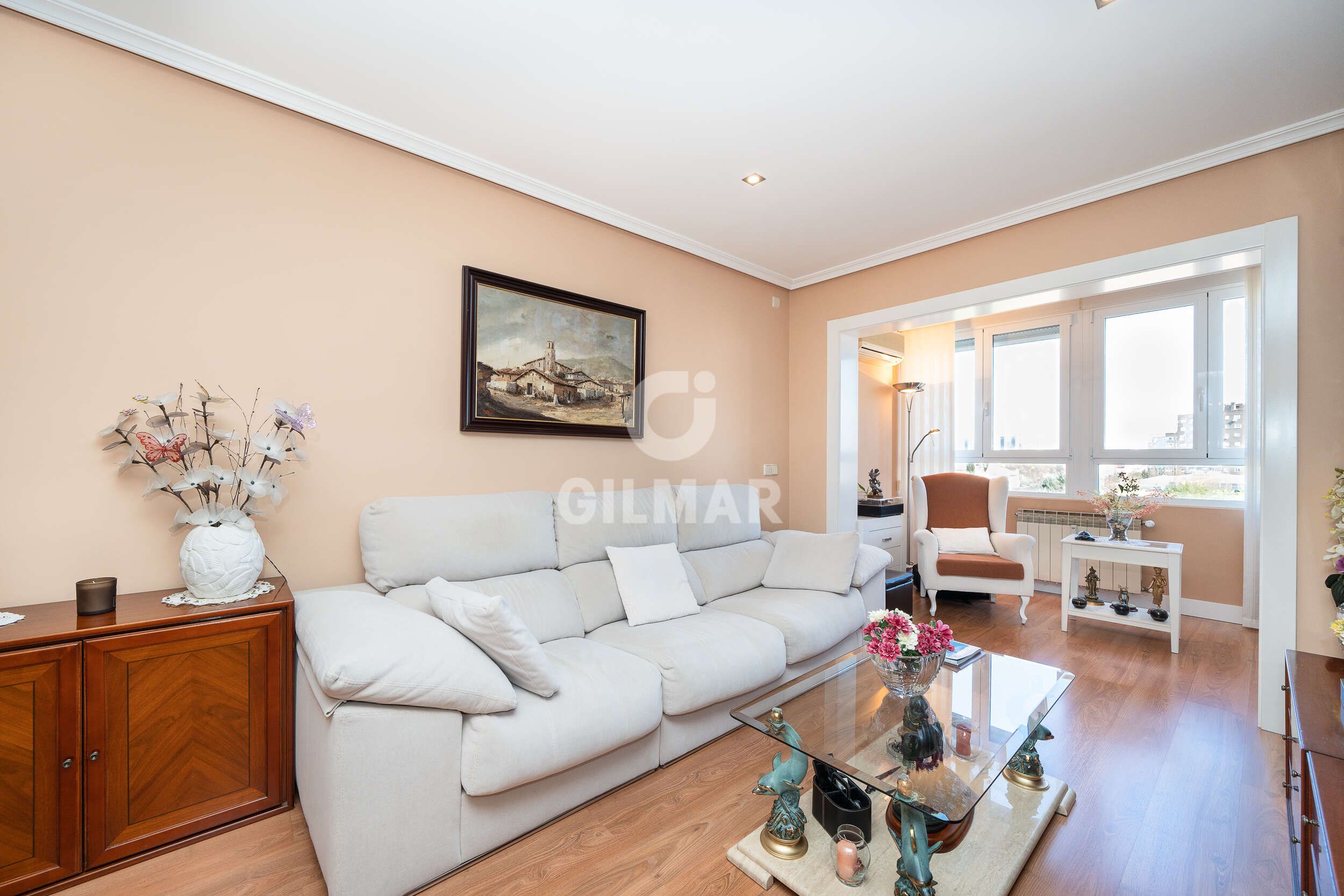 Living room of Flat for sale in Coslada  with Heating, Private garden and Storage room