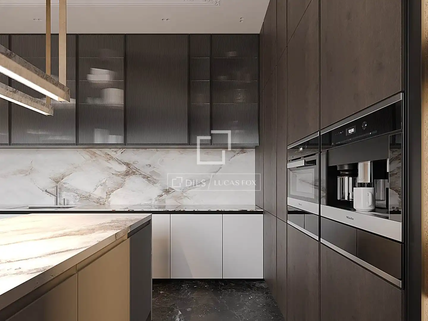 Kitchen of Flat for sale in Barcelona  with Air Conditioner and Heating