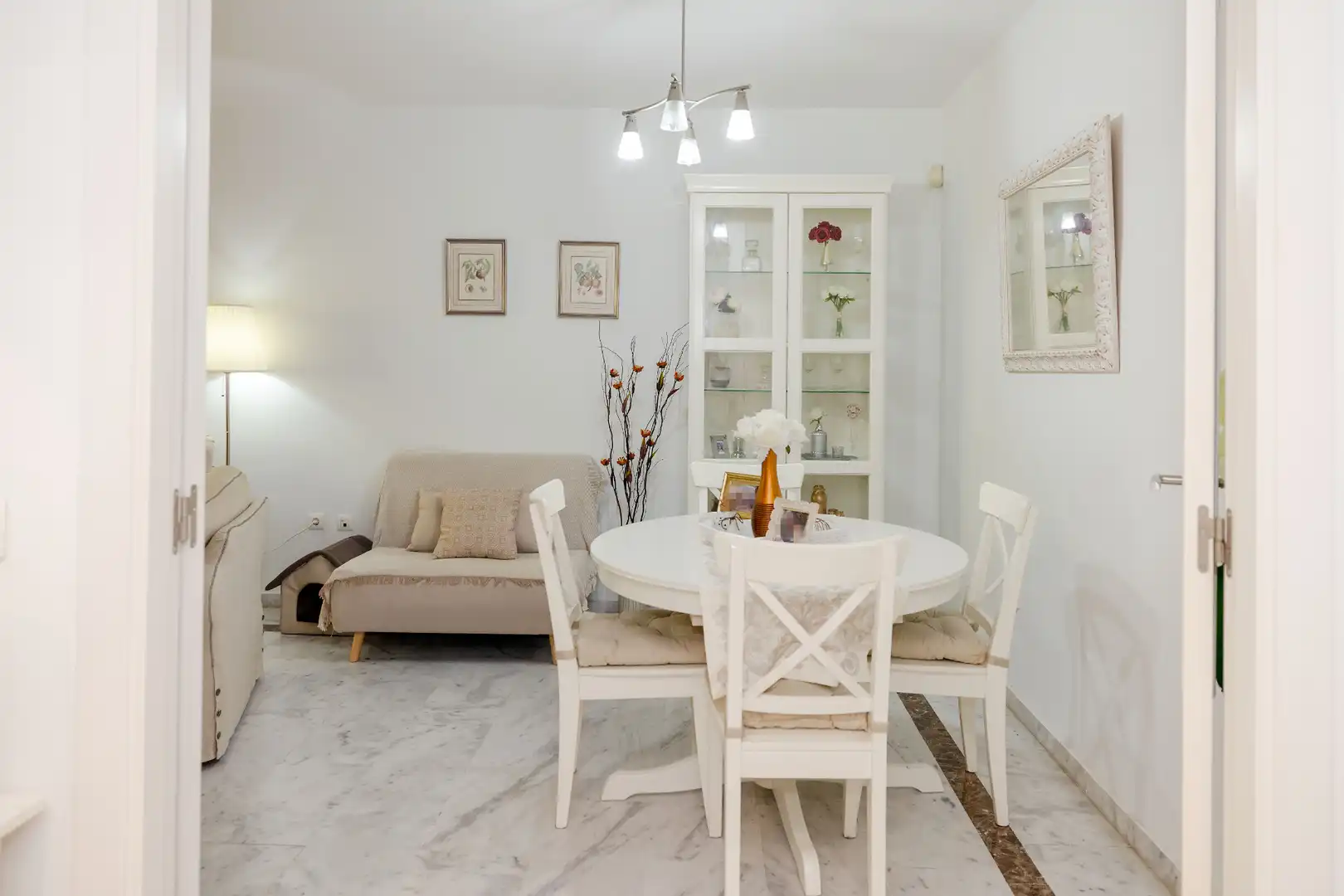 Dining room of Flat for sale in Marbella  with Air Conditioner, Heating and Terrace
