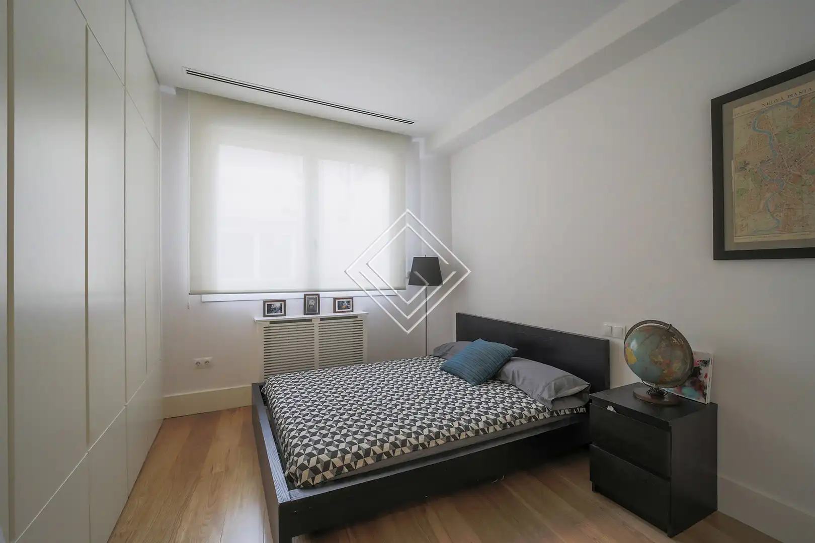 Schlafzimmer von Wohnung zur Miete in Madrid mit Klimaanlage, Heizung und Haustiere erlaubt