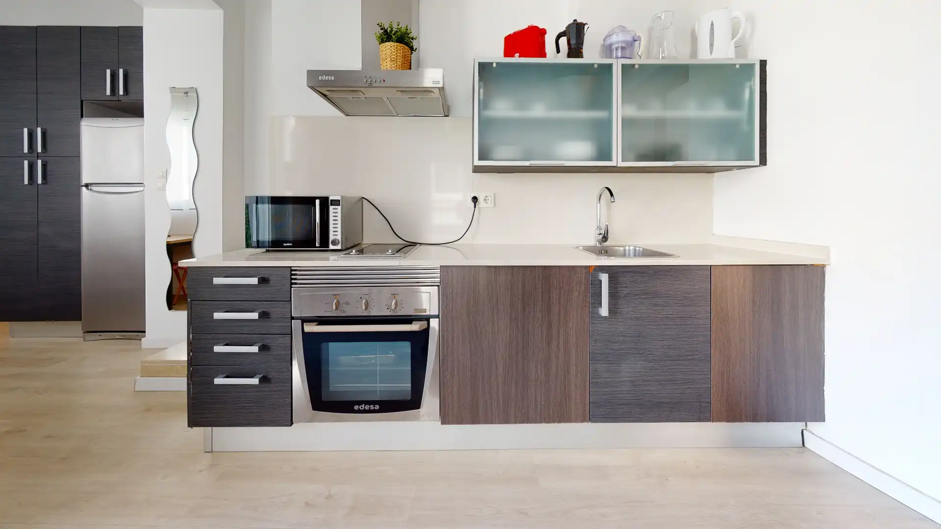 Küche von Maisonette zur Miete in Valencia mit Klimaanlage, Heizung und Terrasse