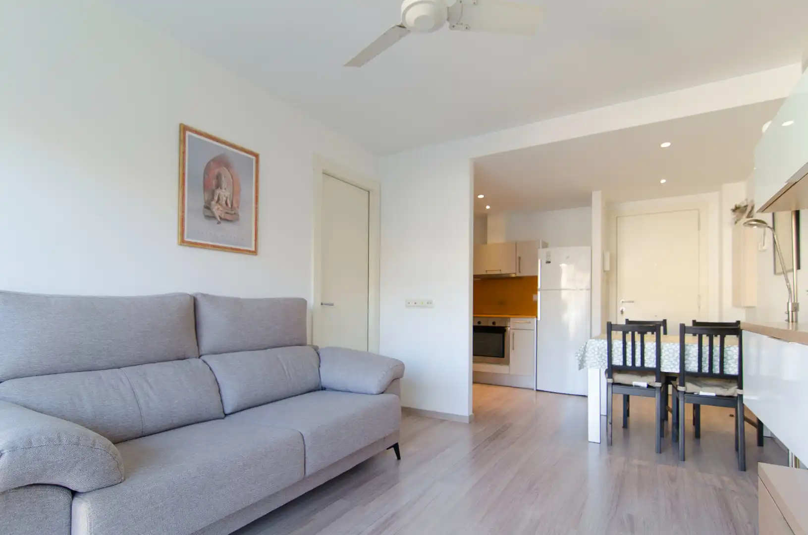 Sala de estar de Piso en venta en Manresa con Aire acondicionado, Calefacción y Parquet