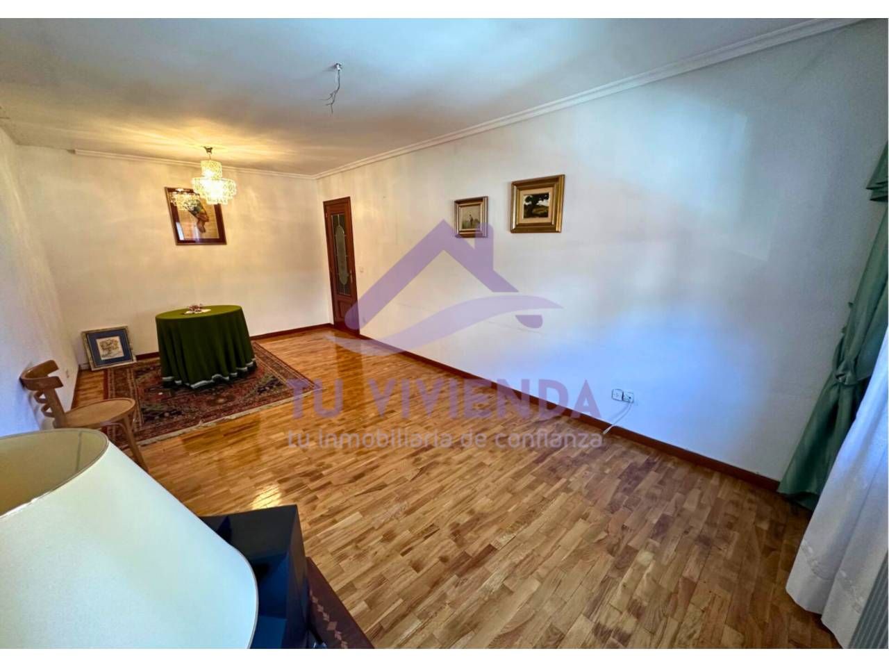 Living room of Flat for sale in Saldaña  with Heating, Parquet flooring and Terrace