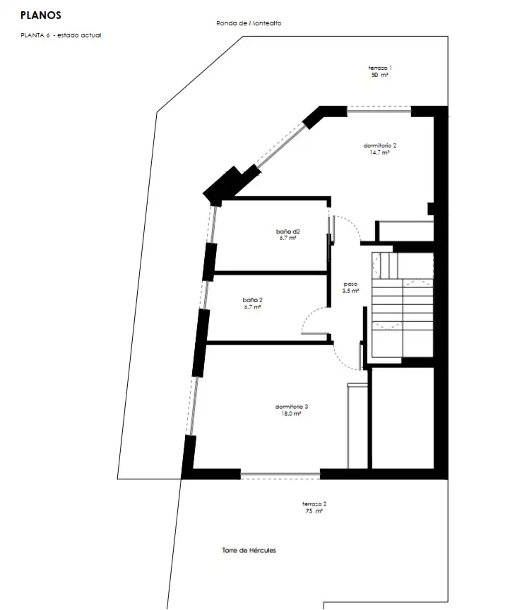 Penthouse zum Verkauf in Monte Alto - Zalaeta - Atocha, imagen 46