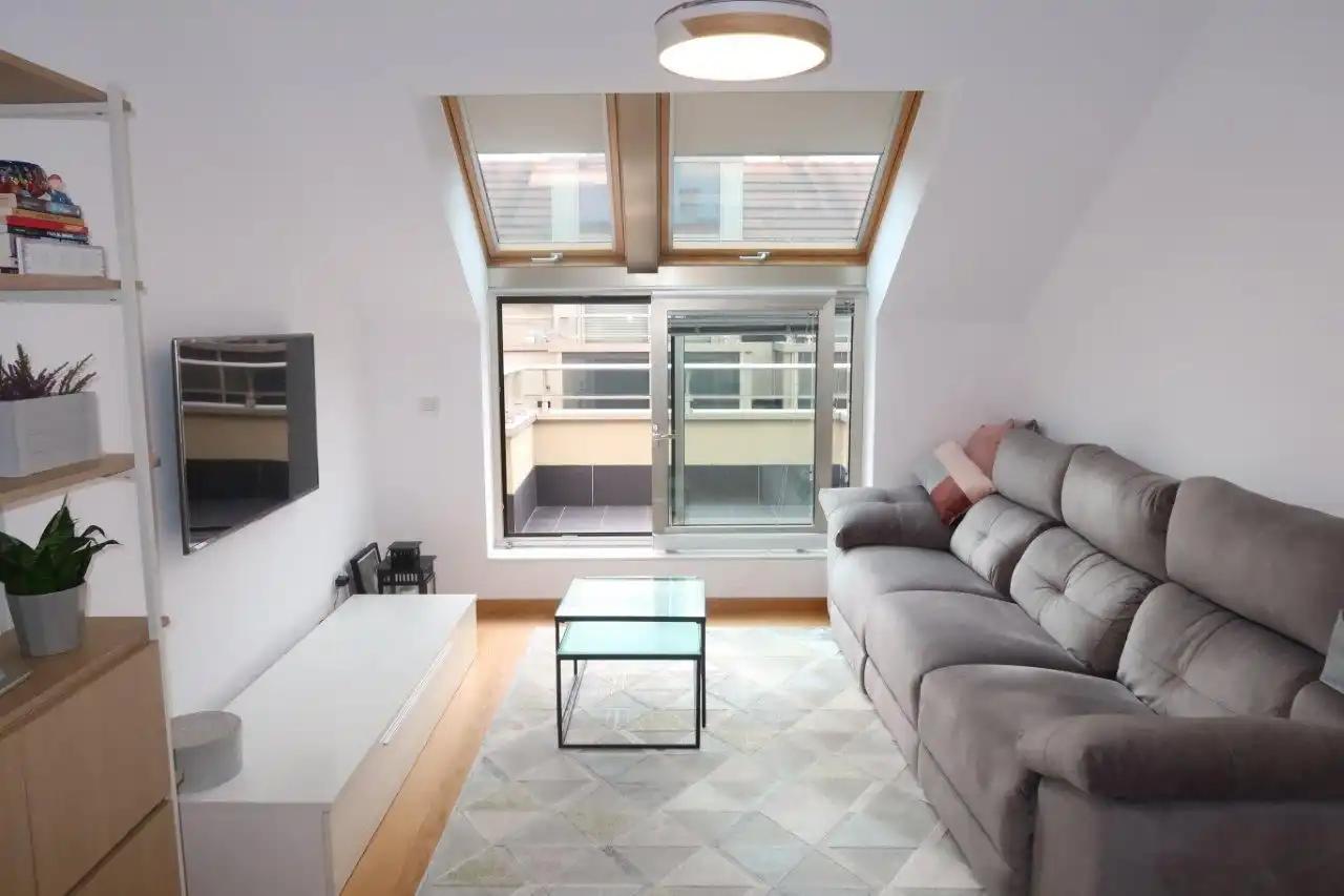 Sala de estar de Piso en venta en A Coruña Capital  con Calefacción, Terraza y Trastero