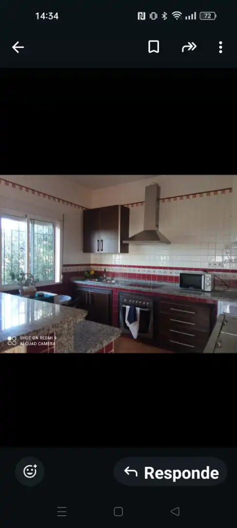 Cocina de Casa o chalet de alquiler en Almodóvar del Río con Aire acondicionado, Jardín privado y Piscina
