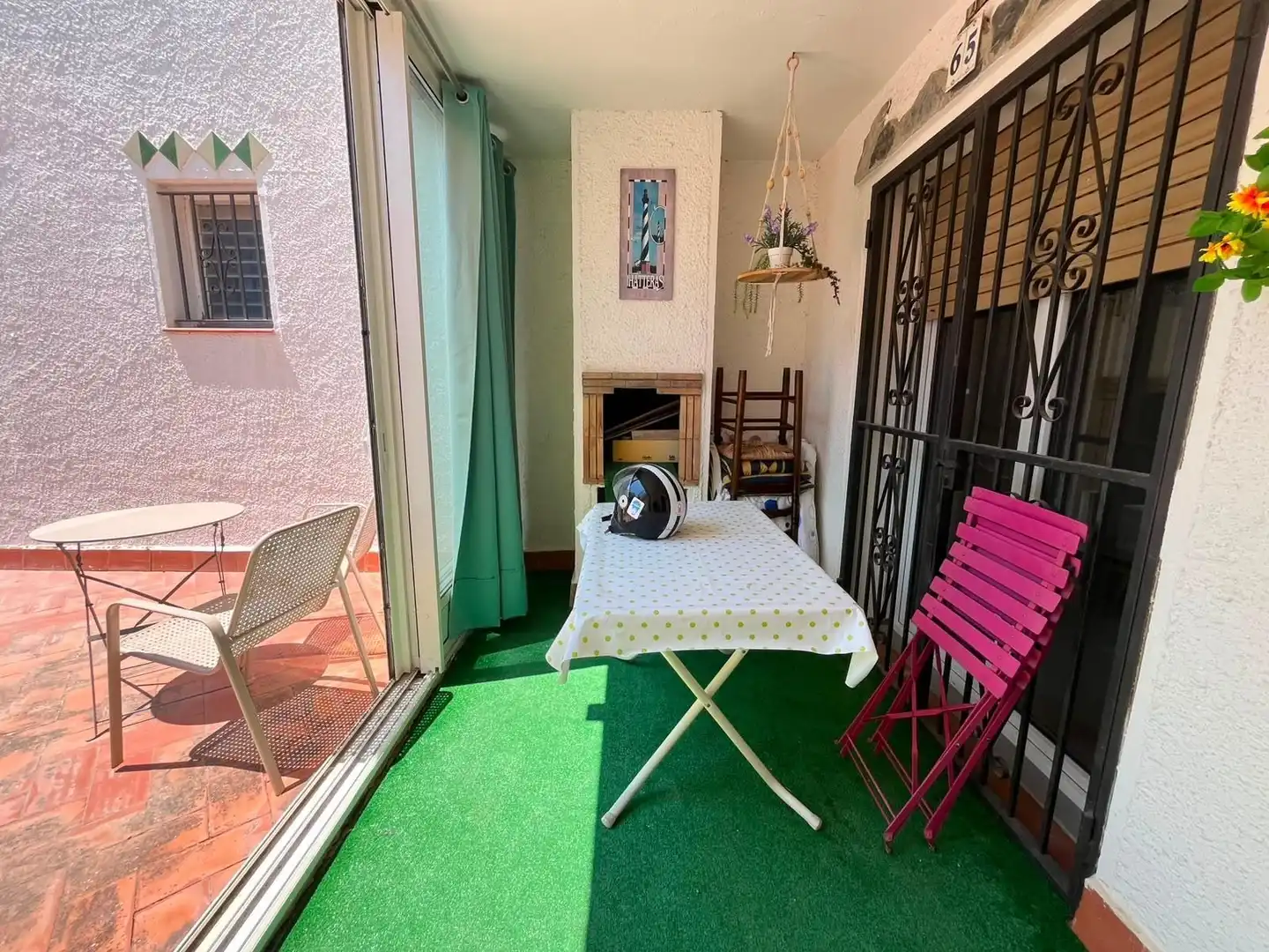 Balcony of Apartments for sale in Roses  with Terrace, Furnished and Community pool