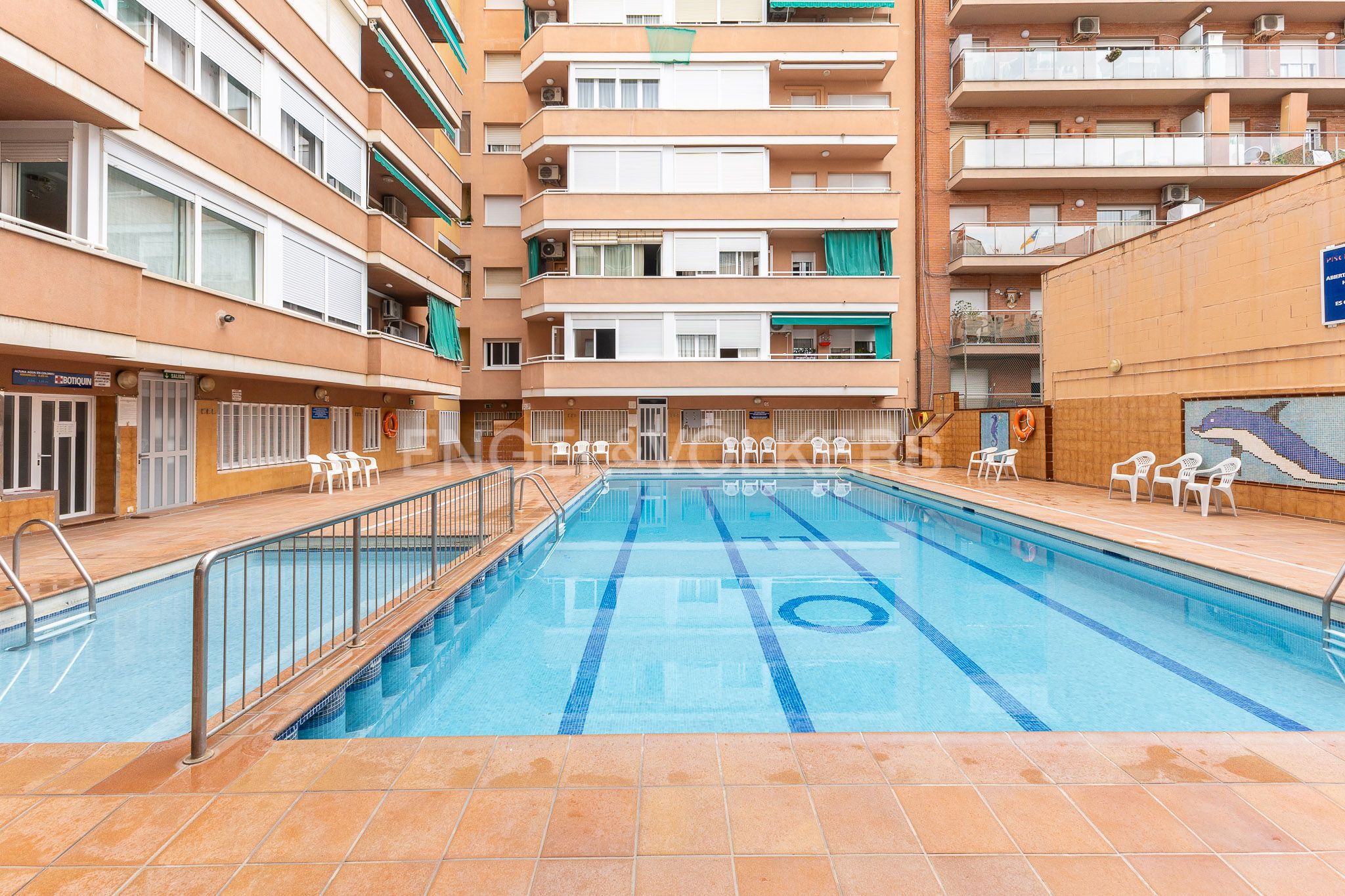 Swimming pool of Apartment for sale in Pineda de Mar  with Heating, Terrace and Swimming Pool