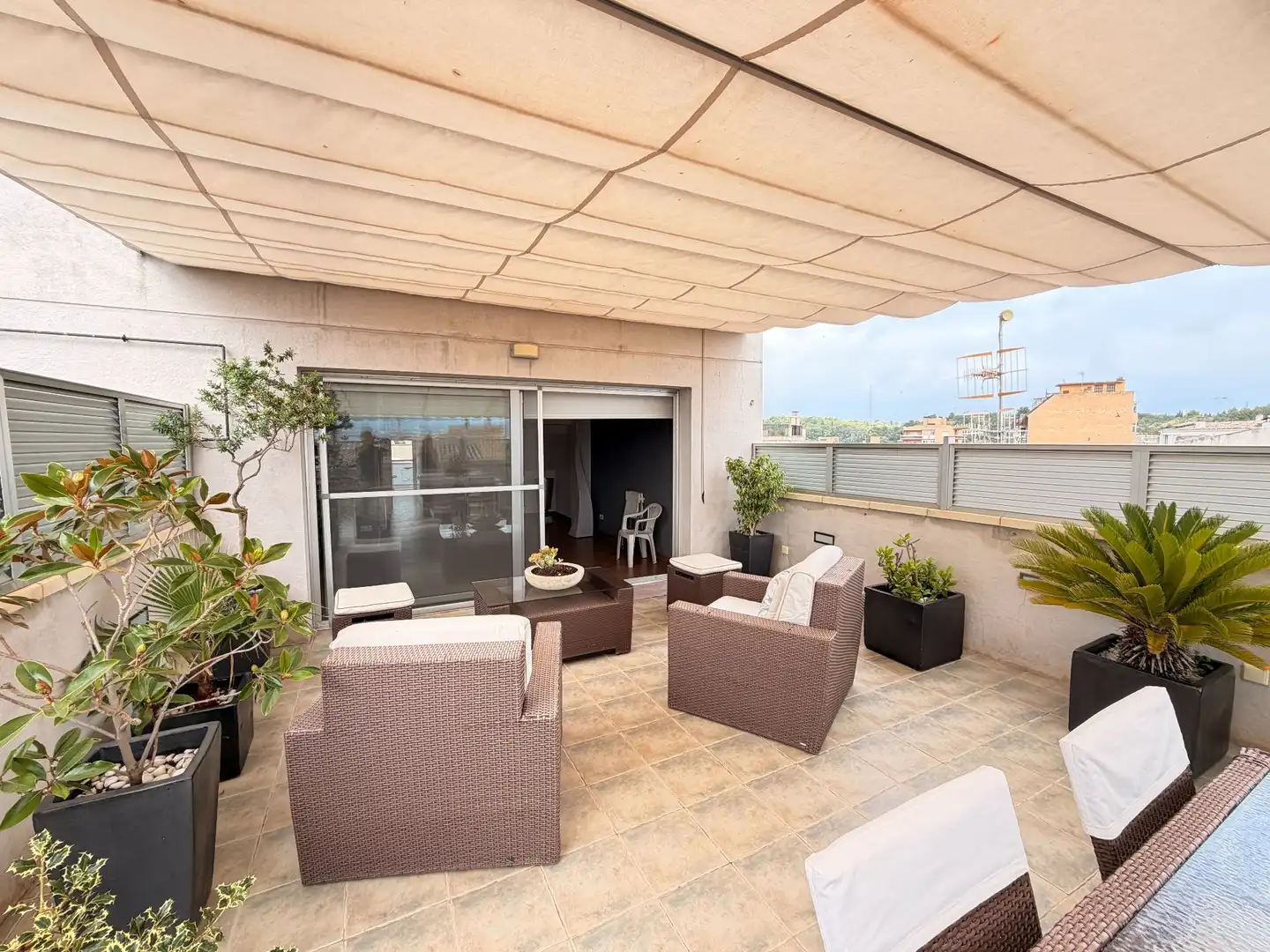 Terrace of Flat for rent in Tortosa  with Air Conditioner, Terrace and Storage room