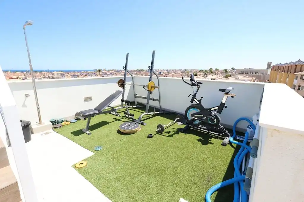 Terrace of Attic for rent in Orihuela  with Air Conditioner, Heating and Swimming Pool