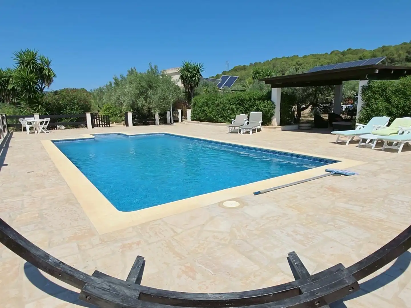 Schwimmbecken von Country house zum Verkauf in L'Ametlla de Mar  mit Privatgarten, Terrasse und Schwimmbad