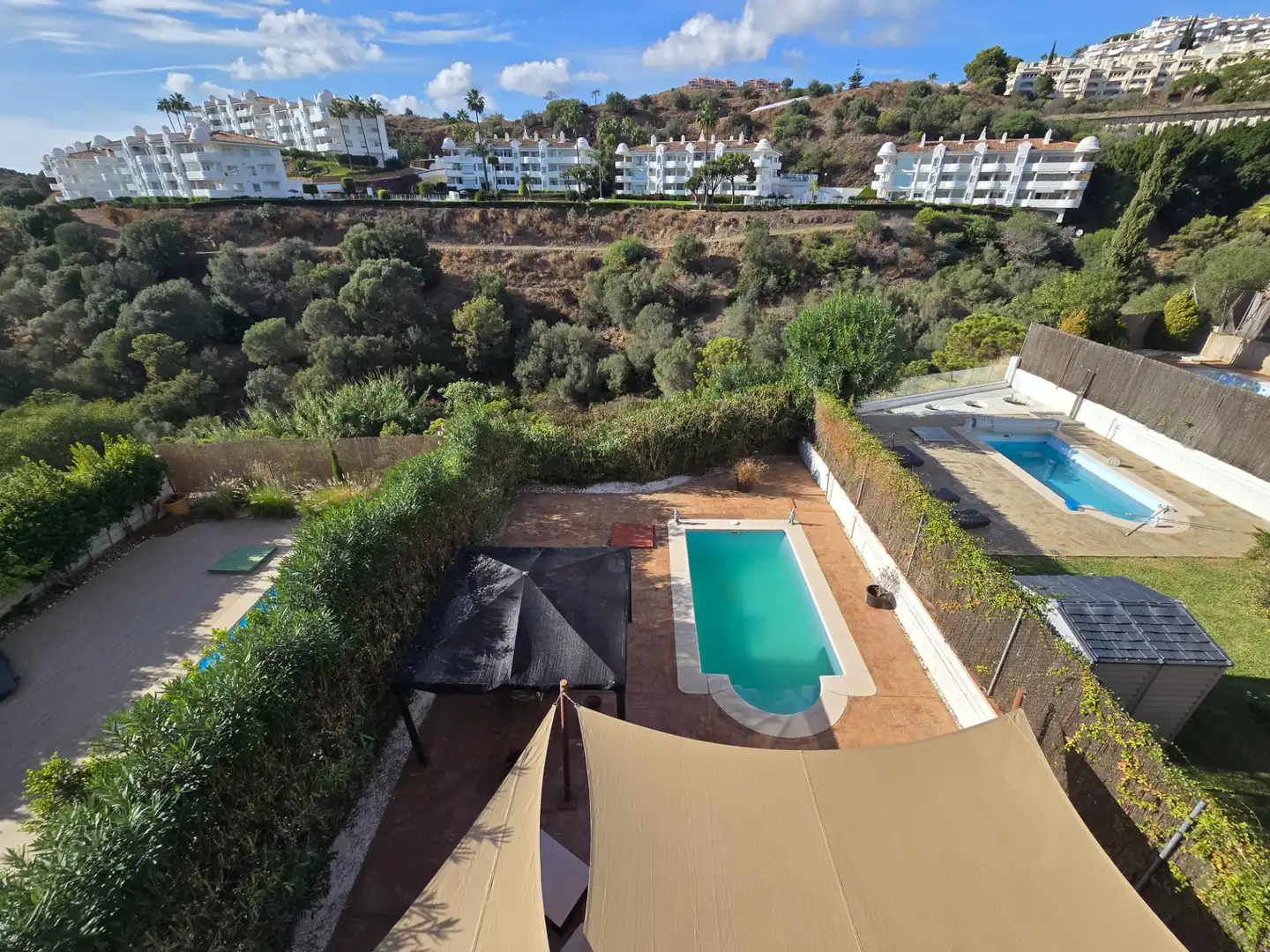 Jardí de Casa o xalet en venda en Mijas amb Aire condicionat, Calefacció i Jardí privat