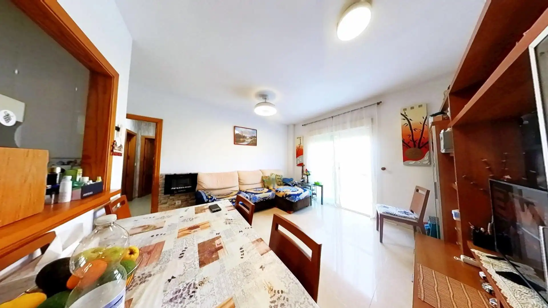 Sala d'estar de Pis en venda en Gualchos amb Aire condicionat, Terrassa i Moblat