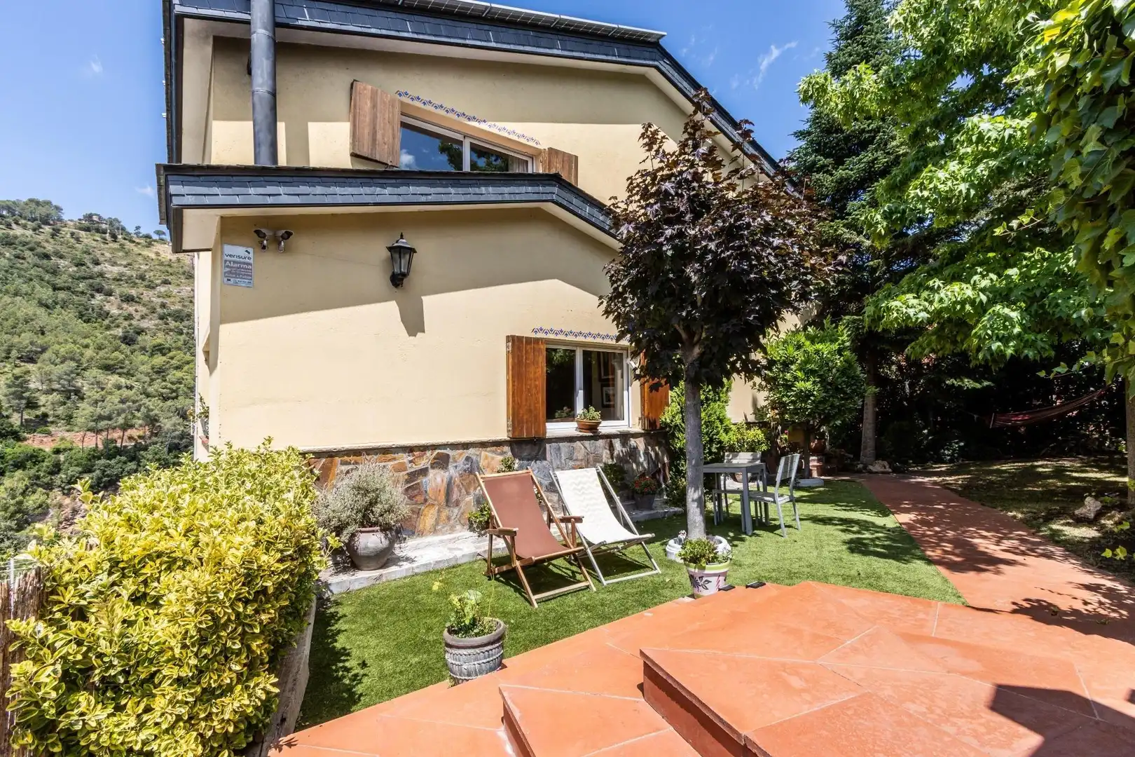 Garden of Houses for sale in Castellar del Vallès  with Parquet flooring