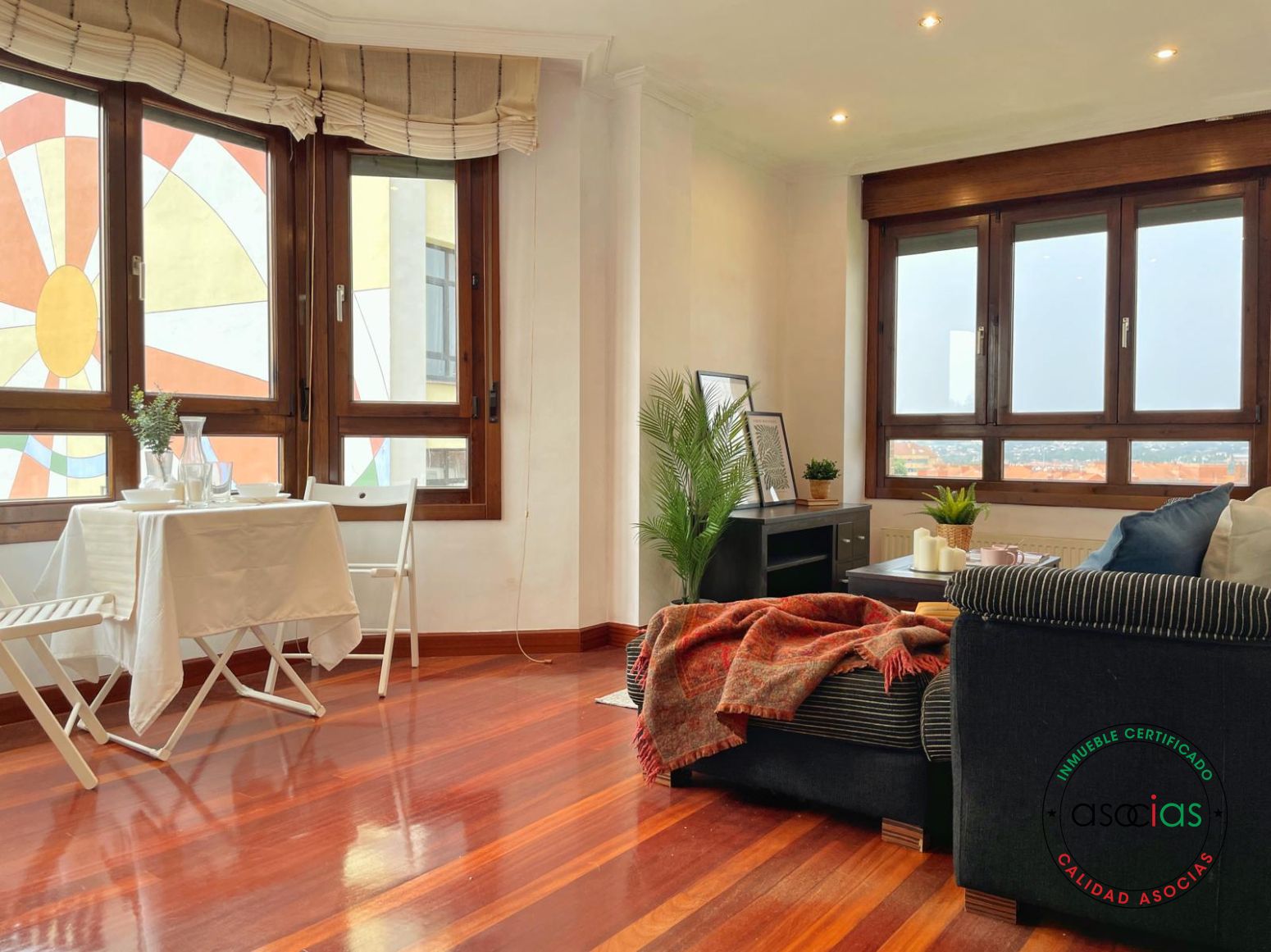 Living room of Flat for sale in Gijón   with Heating and Storage room