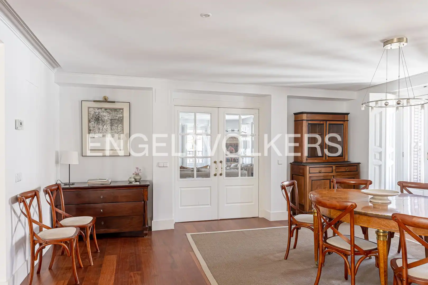 Dining room of Flat for rent in Madrid  with Air Conditioner, Heating and Balcony