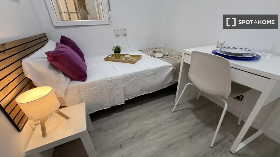 Habitación de Piso de alquiler en Madrid con Aire acondicionado, Calefacción y Amueblado