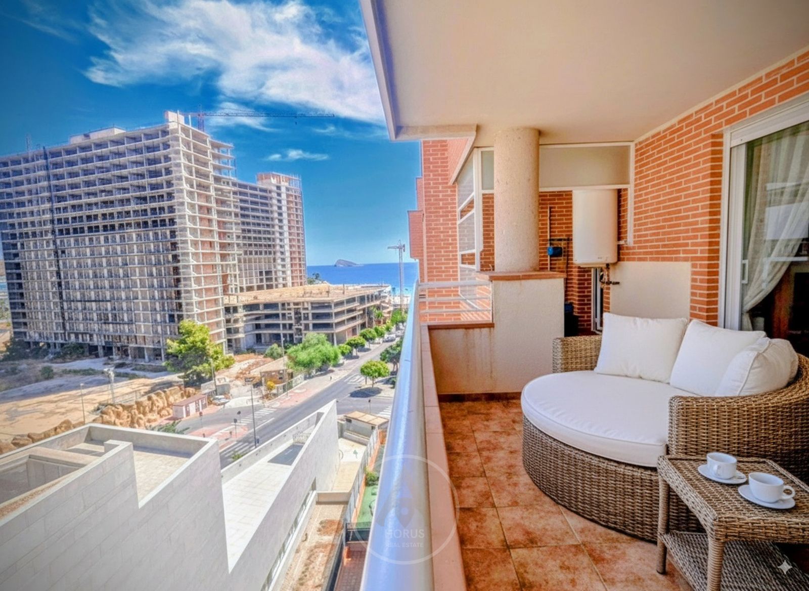 Terrace of Flat for sale in Villajoyosa / La Vila Joiosa  with Air Conditioner, Heating and Terrace
