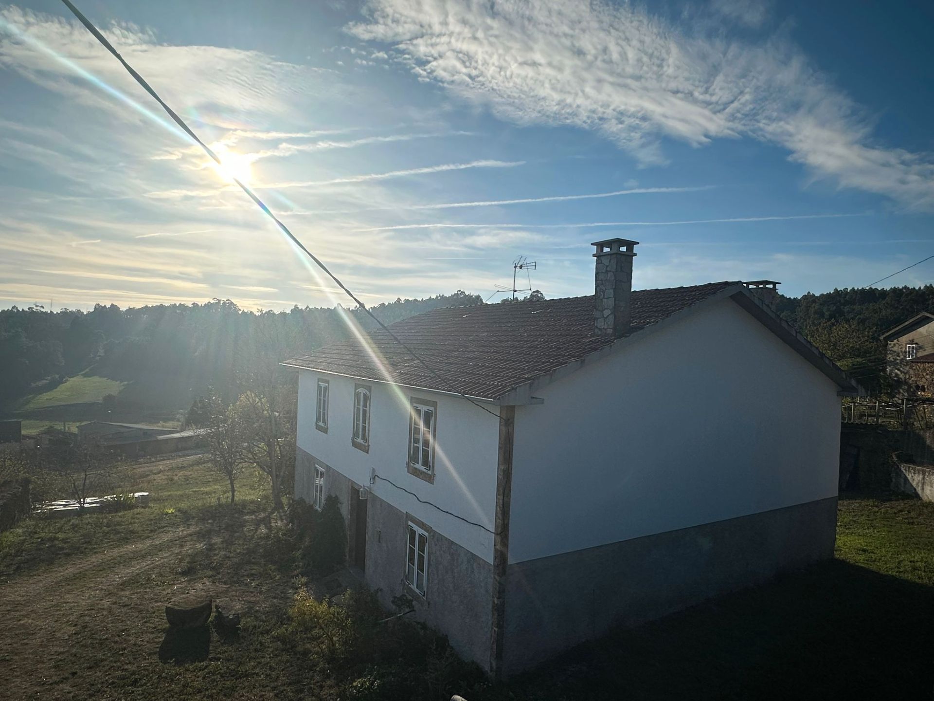 Vista exterior de Casa o xalet en venda en Vedra amb Jardí privat