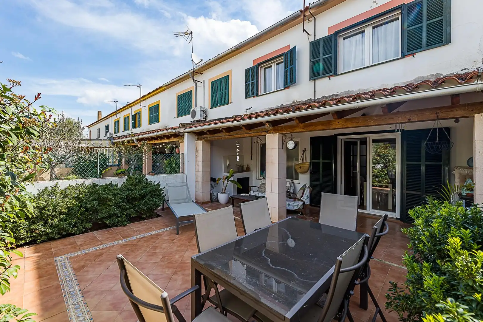 Terrassa de Casa adosada en venda en  Palma de Mallorca amb Calefacció, Parquet i Terrassa