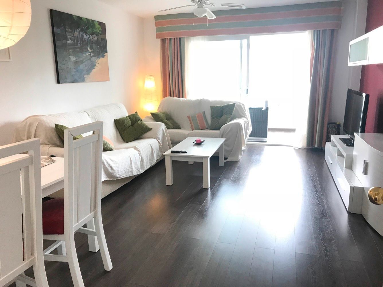 Sala d'estar de Pis de lloguer en Málaga Capital amb Terrassa, Moblat i Forn