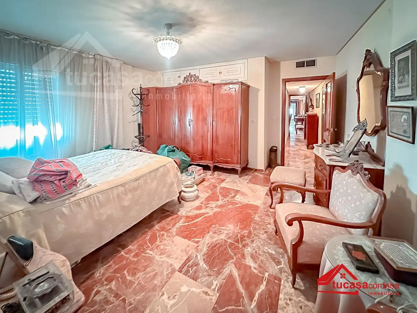 Bedroom of Flat for sale in Córdoba  with Air Conditioner, Terrace and Storage room